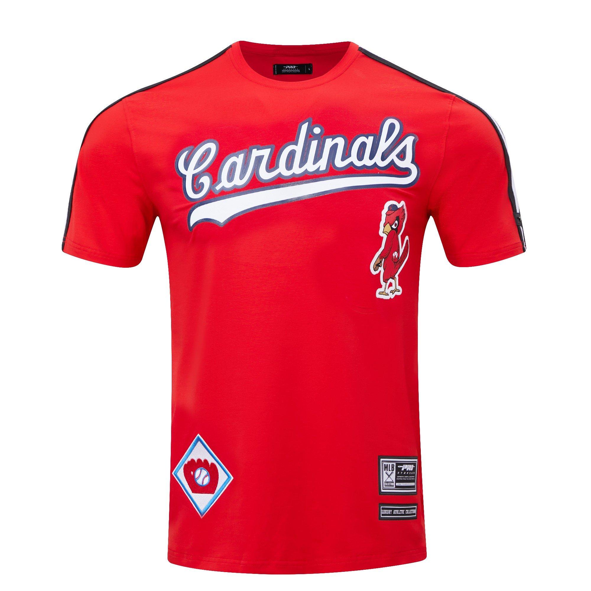 Pro Standard Men's MLB St. Louis Cardinals Logo Pro Team Taping Top - Red - RED